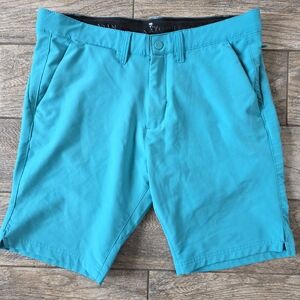 Kyodan Golf Men's Teal Blue Flat Front Shorts Sz 34